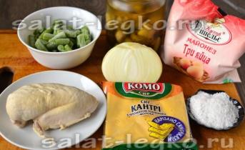 Салат из стручковой фасоли: рецепты Салат из зеленой фасоли с грибами
